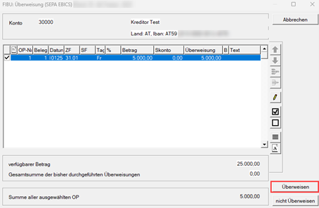 OP Fenster nach Übergeben