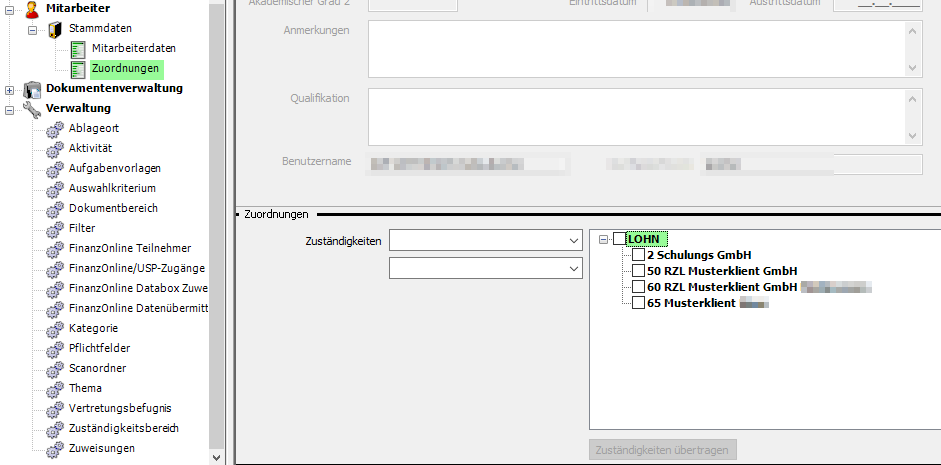 Zuständigkeiten KIS