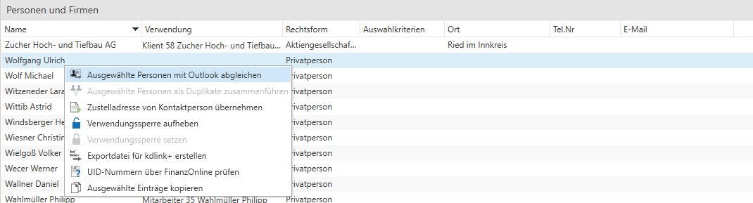 Abgleich über Board