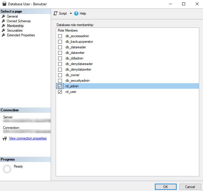 SSMS - Membership - RZL Users