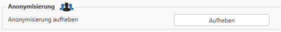 Anonymisierung